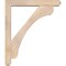 Ekena Millwork Legacy Craftsman Smooth Bracket w/ Offset Brace, Douglas Fir, 5 1/2"W x 34"D x 40"H BKT0604X34X40LEC04SDF - alternate 4